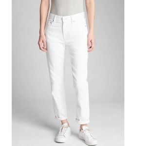 Gap Mid Rise Wearlight Girlfriend Jeans 25 v173
